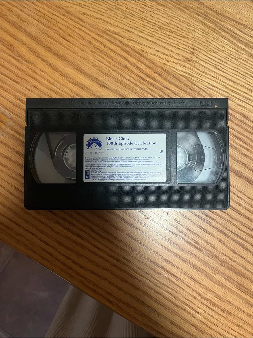 Blue's Clues 100th Episode Celebration Blues Clues Nick Jr VHS 2003 Rare - Picture 8 of 9